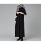 【カリテ/qualite】のウェストギャザーワンピース ブラック|ID: prp329100004766140 ipo3291000000034508562