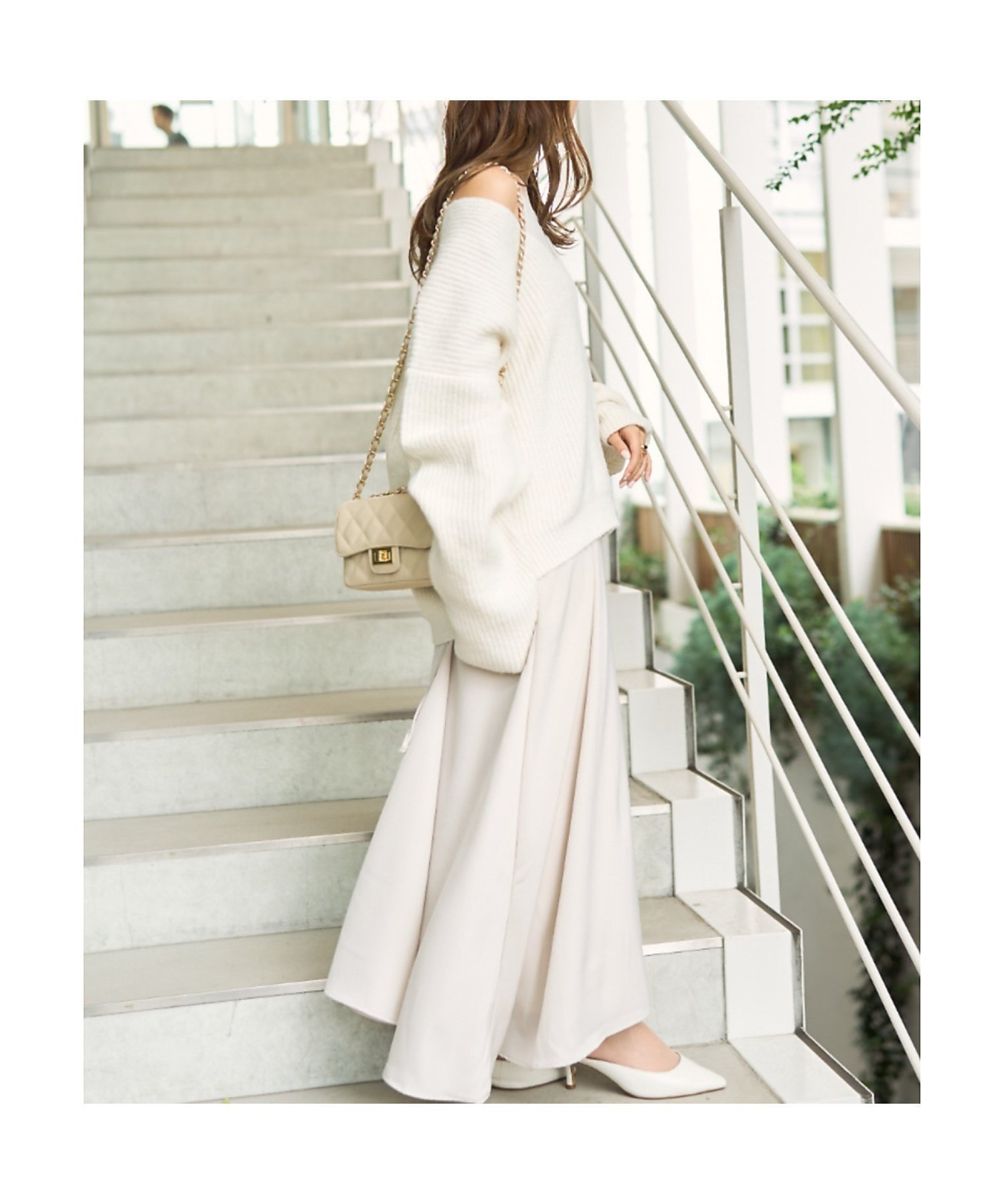 【ルージュヴィフラクレ/Rouge vif la cle】の【一部店舗限定】【2点セット】Vネックニット*キャミワンピセット 人気、トレンドファッション・服の通販 founy(ファニー) 　ファッション　Fashion　レディースファッション　Fashion for Women　ワンピース　Dresses　キャミソールワンピース　Camisole Dresses　キャミワンピース　Cami Dress, Slip Dress　シンプル　Simple, Minimal　タートル　Turtleneck, Turtle Collar　リボン　Ribbon, Bow　 other-1|ID: prp329100004766145 ipo3291000000034508606