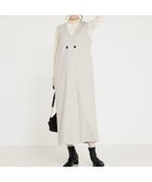 【アバハウスマヴィ/abahouse mavie】の【大人のいちまんワンピ】ウォームジャージージレ風ジャンスカ アイボリー|ID: prp329100004766146 ipo3291000000034508614