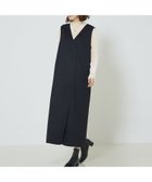 【アバハウスマヴィ/abahouse mavie】の【大人のいちまんワンピ】ウォームジャージージレ風ジャンスカ ブラック|ID: prp329100004766146 ipo3291000000034508616