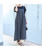 【ルージュヴィフラクレ/Rouge vif la cle】のデニムライクベアキャミワンピース ブラック|ID: prp329100004766155 ipo3291000000034508679