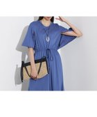 【カリテ/qualite】のケープワンピ ブルー|ID: prp329100004766169 ipo3291000000034508763