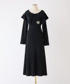 【ナイスクラップ/NICE CLAUP】のブローチ付きニットワンピース 人気、トレンドファッション・服の通販 founy(ファニー) ファッション Fashion レディースファッション Fashion for Women ワンピース Dresses ニットワンピース Knit Dresses ショート Short, Short Length フェザー Feather, Feather Detail フェミニン Feminine, Girly ブローチ Brooch, Pin Brooch ロング Long, Long-Length 冬 Winter / This Winter おすすめ Recommended / Our Picks 2025年 2025 2025-2026秋冬・A/W Autumn/Winter 2025–26 AW25–26 thumbnail ブラック|ID: prp329100004766176 ipo3291000000034508832