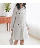 【ラブティックボンボン/La boutique BonBon】のファンシーツイードニットミニワンピース 人気、トレンドファッション・服の通販 founy(ファニー) ファッション Fashion レディースファッション Fashion for Women ワンピース Dresses おすすめ Recommended / Our Picks タートルネック Turtleneck, High Neck ツイード／ツィード Choker, Choker Necklace ツイード Twill, Twill Weave トレンド Trend, Trending Now フリンジ Fringe, Tassel ホリデーシーズン Holiday Season ポケット Pocket, Pocket Detail エレガント 上品 Elegant thumbnail オフホワイト|ID: prp329100004766184 ipo3291000000034508889