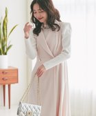 【ラブティックボンボン/La boutique BonBon】のテーラードジャンスカ 人気、トレンドファッション・服の通販 founy(ファニー) ファッション Fashion レディースファッション Fashion for Women おすすめ Recommended / Our Picks インナー Innerwear カットソー Cut and Sewn Top ジョーゼット Georgette, Semi-Sheer Fabric ノースリーブ Sleeveless, No-Sleeve ポケット Pocket, Pocket Detail ラップ Wrap, Wrap Design エレガント 上品 Elegant thumbnail ピンク|ID: prp329100004766187 ipo3291000000034508904