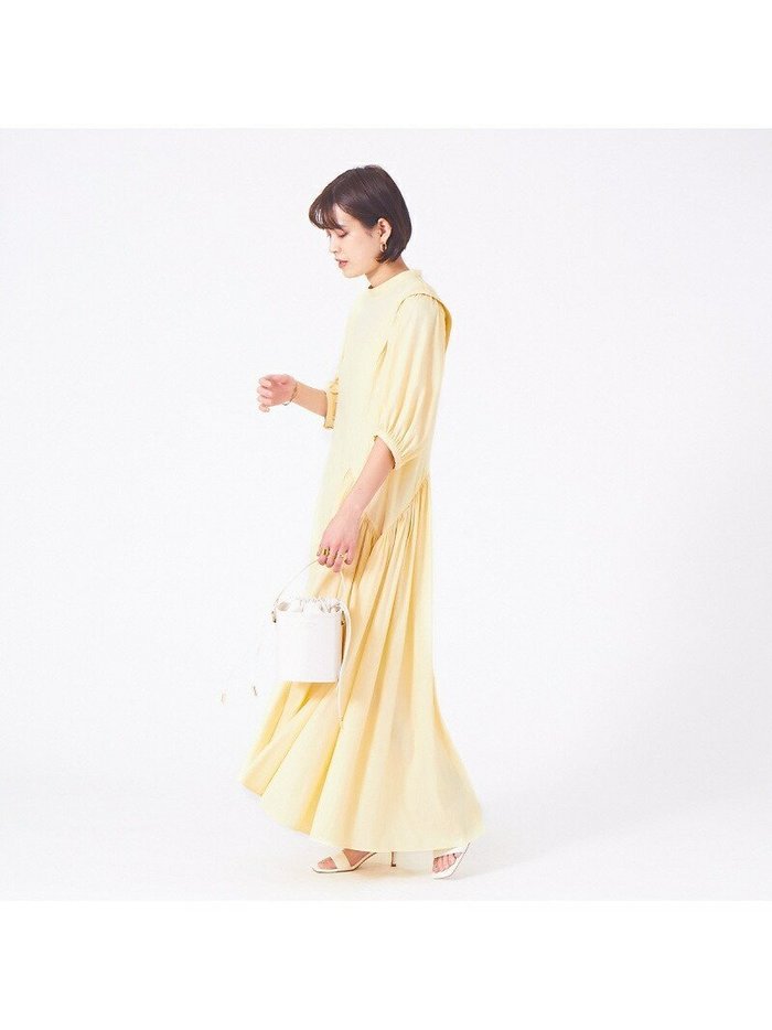 【ルージュヴィフラクレ/Rouge vif la cle】のタックスリーブワンピース インテリア・キッズ・メンズ・レディースファッション・服の通販 founy(ファニー) https://founy.com/ ファッション Fashion レディースファッション Fashion for Women ワンピース Dresses おすすめ Recommended / Our Picks アシンメトリー Asymmetrical Style エレガント 上品 Elegant ギャザー Gathered, Ruffled スリーブ Sleeve, Long Sleeve / Short Sleeve 夏 Summer 春 Spring |ID: prp329100004766193 ipo3291000000034508939