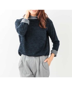 【アー ヴェー ヴェー/a.v.v】の配色タートルチュニック WEB限定サイズ 人気、トレンドファッション・服の通販 founy(ファニー) ファッション Fashion レディースファッション Fashion for Women トップス・カットソー Cut & Sew Tops タートル Turtleneck, Turtle Collar チュニック Tunic, Long Top |ID:prp329100004766206