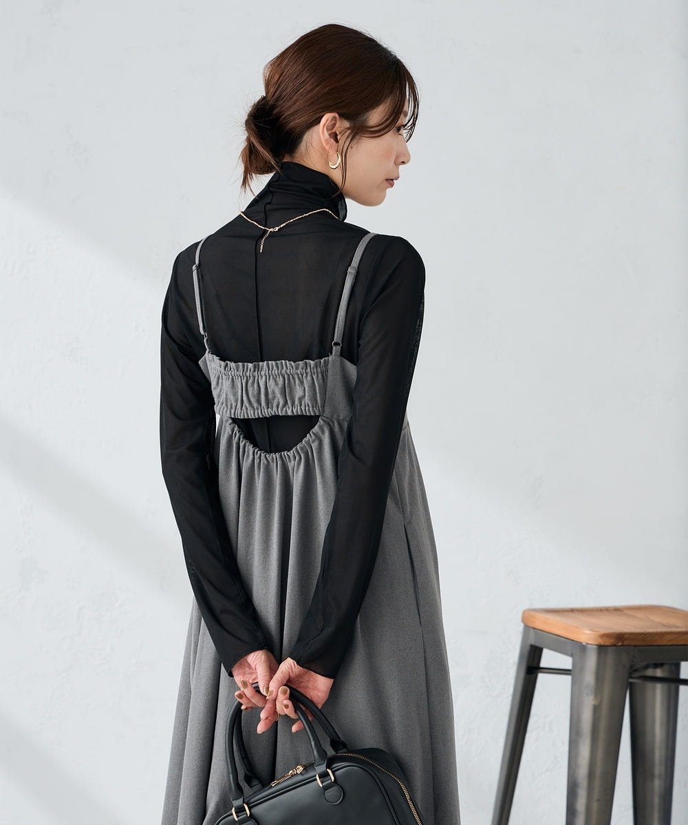 【アー ヴェー ヴェー/a.v.v】の配色タートルチュニック WEB限定サイズ インテリア・キッズ・メンズ・レディースファッション・服の通販 founy(ファニー) 　ファッション　Fashion　レディースファッション　Fashion for Women　トップス・カットソー　Cut & Sew Tops　タートル　Turtleneck, Turtle Collar　チュニック　Tunic, Long Top　ブラック|ID: prp329100004766206 ipo3291000000034509040