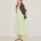 【ルージュヴィフラクレ/Rouge vif la cle】のシェルタリングワンピース グリーン|ID: prp329100004766232 ipo3291000000034509198