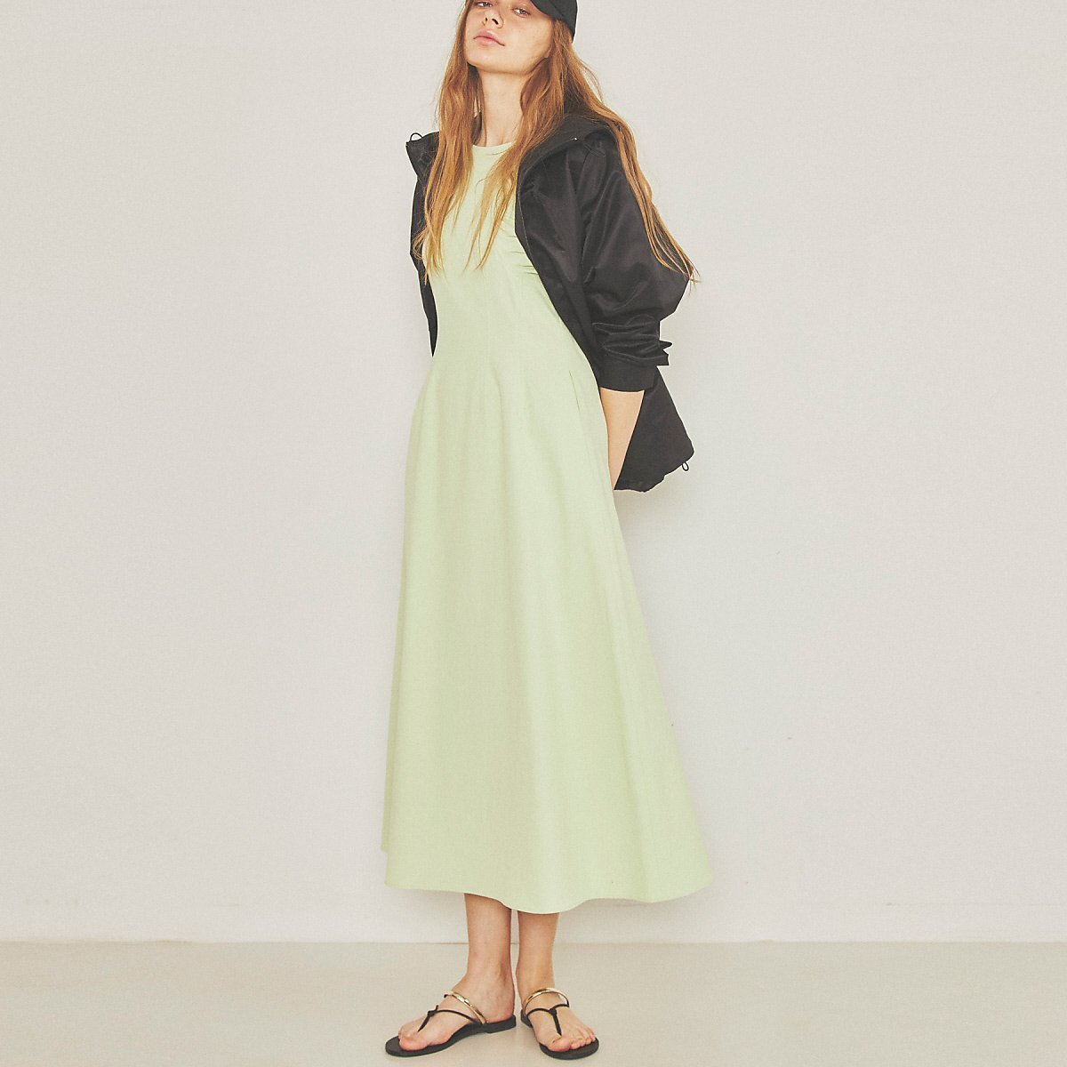 【ルージュヴィフラクレ/Rouge vif la cle】のシェルタリングワンピース インテリア・キッズ・メンズ・レディースファッション・服の通販 founy(ファニー) ファッション Fashion レディースファッション Fashion for Women ワンピース Dresses おすすめ Recommended / Our Picks アクセサリー Fashion Accessories シェイプ Shape, Slim Fit タンブラー Tumbler, Travel Mug ドレス Dress, One-Piece リネン Linen, Linen Fabric エレガント 上品 Elegant 吸水 Absorbent, Quick-Dry 夏 Summer 春 Spring S/S・春夏 SS, Spring/Summer, Warm Season グリーン|ID: prp329100004766232 ipo3291000000034509198