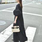 【ルージュヴィフラクレ/Rouge vif la cle】の2WAY袖プリーツワンピース ブラック|ID: prp329100004766235 ipo3291000000034509224