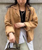 【フレディ&グロスター/FREDY&GLOSTER】のフェイクスエードジャケット ベージュ|ID: prp329100004766237 ipo3291000000034509231