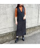 【アバハウスマヴィ/abahouse mavie】の【大人のいちまんワンピ】ツイードジャンパースカート ブラック|ID: prp329100004766247 ipo3291000000034509309