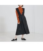 【アバハウスマヴィ/abahouse mavie】の【大人のいちまんワンピ】フェイクレザー2WAYジャンパースカート ブラック|ID: prp329100004766252 ipo3291000000034509345