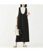 【アバハウスマヴィ/abahouse mavie】の【大人のいちまんワンピ】UネックZIP2WAYワンピース 人気、トレンドファッション・服の通販 founy(ファニー) ファッション Fashion レディースファッション Fashion for Women ワンピース Dresses おすすめ Recommended / Our Picks カットソー Cut and Sewn Top ジップ Zip, Zipper タンク Tank Top, Sleeveless Top ポケット Pocket, Pocket Detail 夏 Summer 長袖 Long Sleeve, Full Sleeve thumbnail ブラック|ID: prp329100004766278 ipo3291000000034509518