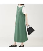 【アバハウスマヴィ/abahouse mavie】の【大人のいちまんワンピ】UネックZIP2WAYワンピース 人気、トレンドファッション・服の通販 founy(ファニー) ファッション Fashion レディースファッション Fashion for Women ワンピース Dresses おすすめ Recommended / Our Picks カットソー Cut and Sewn Top ジップ Zip, Zipper タンク Tank Top, Sleeveless Top ポケット Pocket, Pocket Detail 夏 Summer 長袖 Long Sleeve, Full Sleeve thumbnail グリーン|ID: prp329100004766278 ipo3291000000034509519