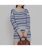 【レディアゼル/REDYAZEL】のフラッフィニットボーダープルオーバー*タイトミニスカートセットアップ 人気、トレンドファッション・服の通販 founy(ファニー) ファッション Fashion レディースファッション Fashion for Women セットアップ Matching Sets スカート・ミニ/ミディ/マキシ Skirts / Mini, Midi & Maxi Skirts スカート Skirts ミニスカート Mini Skirts シンプル Simple, Minimal スタイリッシュ Stylish, Fashionable スリーブ Sleeve, Long Sleeve / Short Sleeve セットアップ Set-Up, Coordinated Outfit トレンド Trend, Trending Now フェミニン Feminine, Girly ボーダー Border, Stripe ワンポイント One Point, Statement Accent 無地 Plain, Solid Color A/W・秋冬 Autumn/Winter thumbnail gray/borderストライプ|ID: prp329100004766301 ipo3291000000034509675