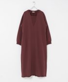 【アイテムズアーバンリサーチ/ITEMS URBAN RESEARCH】のスウェットロングスリーブワンピース バーガンディー|ID: prp329100004766309 ipo3291000000034509721