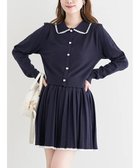 【ルディックパーク/LUDIC PARK】のSET レース襟付きカーディガン×プリーツスカート 人気、トレンドファッション・服の通販 founy(ファニー) ファッション Fashion レディースファッション Fashion for Women スカート Skirts プリーツスカート / 上品フェミニンスタイル Pleated Skirts カーディガン Cardigan, Knitwear ガーリー Girly, Feminine Style プリーツ Pleats, Pleated レース Lace, Lace Fabric 羽織 Haori, Light Jacket thumbnail 紺|ID: prp329100004766311 ipo3291000000034509739