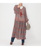 【スタディオ クリップ/studio CLIP】の《ウタオ》エスニック柄ティアードワンピース ブラウン50|ID: prp329100004766312 ipo3291000000034509741