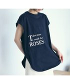 【フリークスストア/FREAK'S STORE】のオーガニックコットン ロールアップスリーブTシャツ / プリントTシャツ 25SS ネイビー|ID: prp329100004766315 ipo3291000000034796324