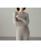【コレックス/collex】のナチュラルファインヤーンニットワンピース グレー|ID: prp329100004766325 ipo3291000000034509822