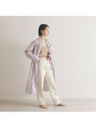 【カリテ/qualite】のドレープネックシャツワンピース ストライプ|ID: prp329100004766335 ipo3291000000034509897