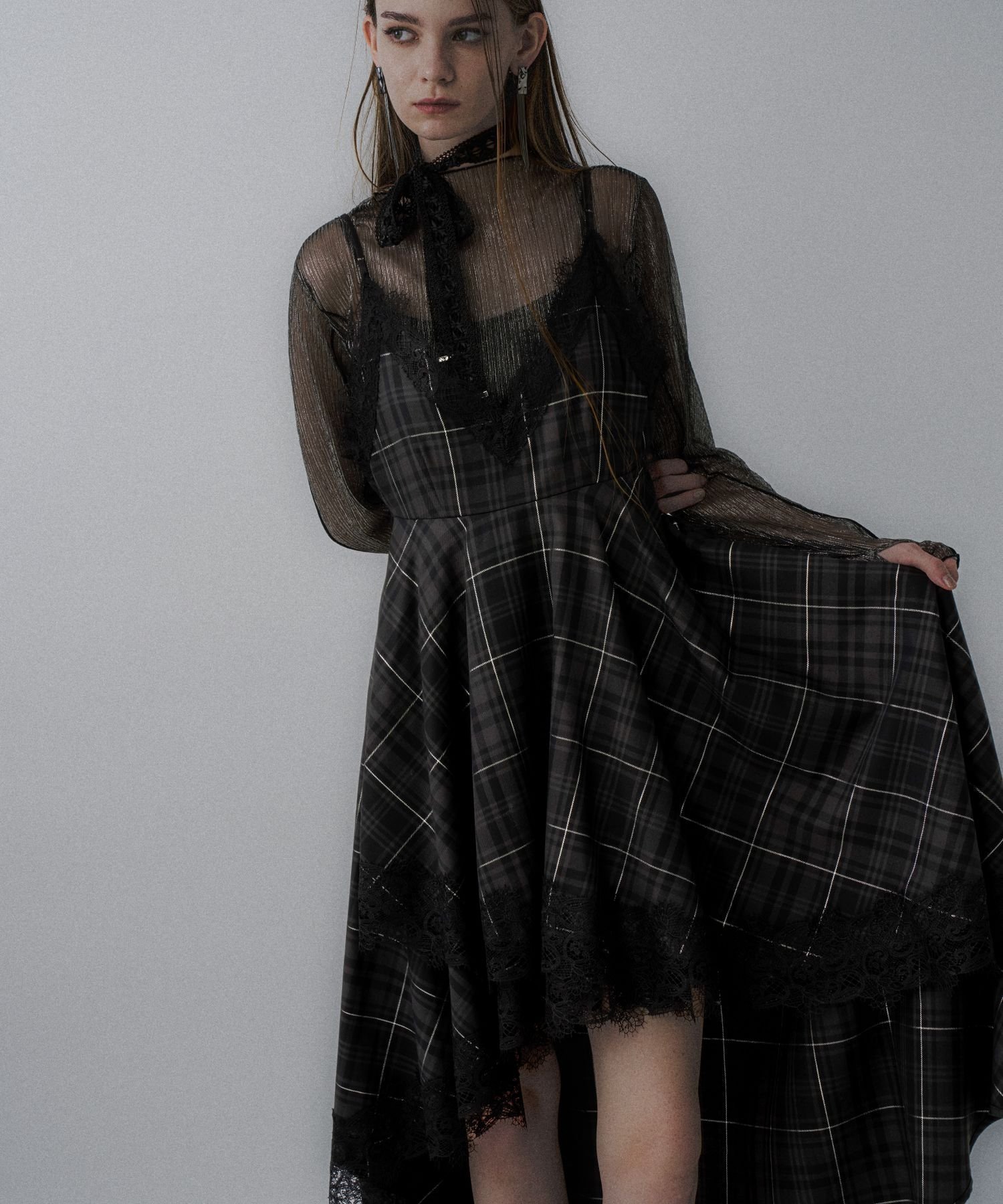 【ハレ/HARE】のタータンチェックキャミワンピース インテリア・キッズ・メンズ・レディースファッション・服の通販 founy(ファニー) ファッション Fashion レディースファッション Fashion for Women ワンピース Dresses キャミソールワンピース Camisole Dresses インナー Innerwear ウェーブ Wavy Pattern カーディガン Cardigan, Knitwear キャミワンピース Cami Dress, Slip Dress シンプル Simple, Minimal ジャケット Jacket, Outerwear ストレート Straight, Straight Cut タートルネック Turtleneck, High Neck チェック Check, Plaid, Tartan バランス Balance, Style Balance フィット Fit, Slim Fit ボレロ Bolero, Short Cardigan レース Lace, Lace Fabric ロング Long, Long-Length おすすめ Recommended / Our Picks エレガント 上品 Elegant ブラック09|ID: prp329100004766353 ipo3291000000034556992