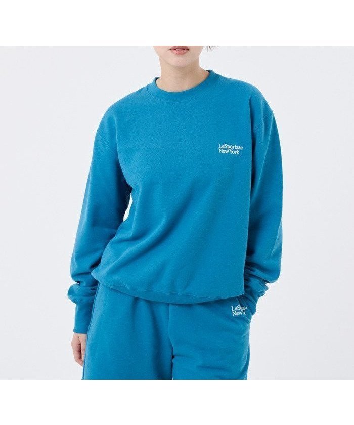 【レスポートサック/LeSportsac】の【公式】レスポートサック カットトップス 255003 LeSportsac インテリア・キッズ・メンズ・レディースファッション・服の通販 founy(ファニー) ファッション Fashion レディースファッション Fashion for Women トップス・カットソー Cut & Sew Tops スポーツウェア Functional & Stylish Sportswear スポーツ トップス Athletic Tops / Workout Tops / Training Shirts クラシック Classic, Timeless Style コレクション Collection, Seasonal Line ショート Short, Short Length シンプル Simple, Minimal スウェット / スエット Sweatshirt, Sweatwear セットアップ Set-Up, Coordinated Outfit 日本製 Made In Japan ブルー_I|ID: prp329100004766358 ipo3291000000034510473