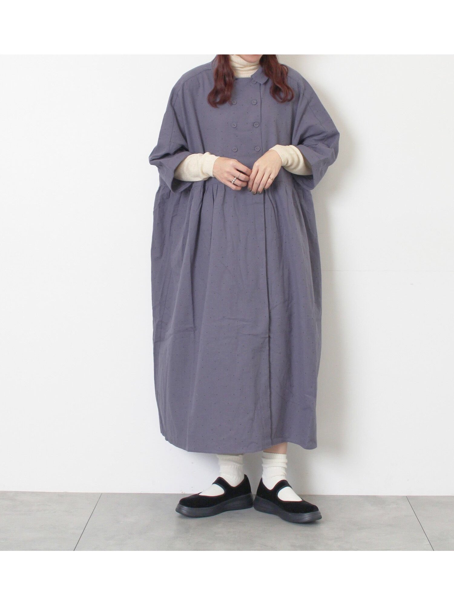 【サマンサモスモス/Samansa Mos2】の【S/Mサイズ】ドルマンスリーブギャザーワンピース インテリア・キッズ・メンズ・レディースファッション・服の通販 founy(ファニー) ファッション Fashion レディースファッション Fashion for Women ワンピース Dresses ギャザー Gathered, Ruffled ペチコート Petticoat, Underskirt ブルー|ID: prp329100004766375 ipo3291000000034830803