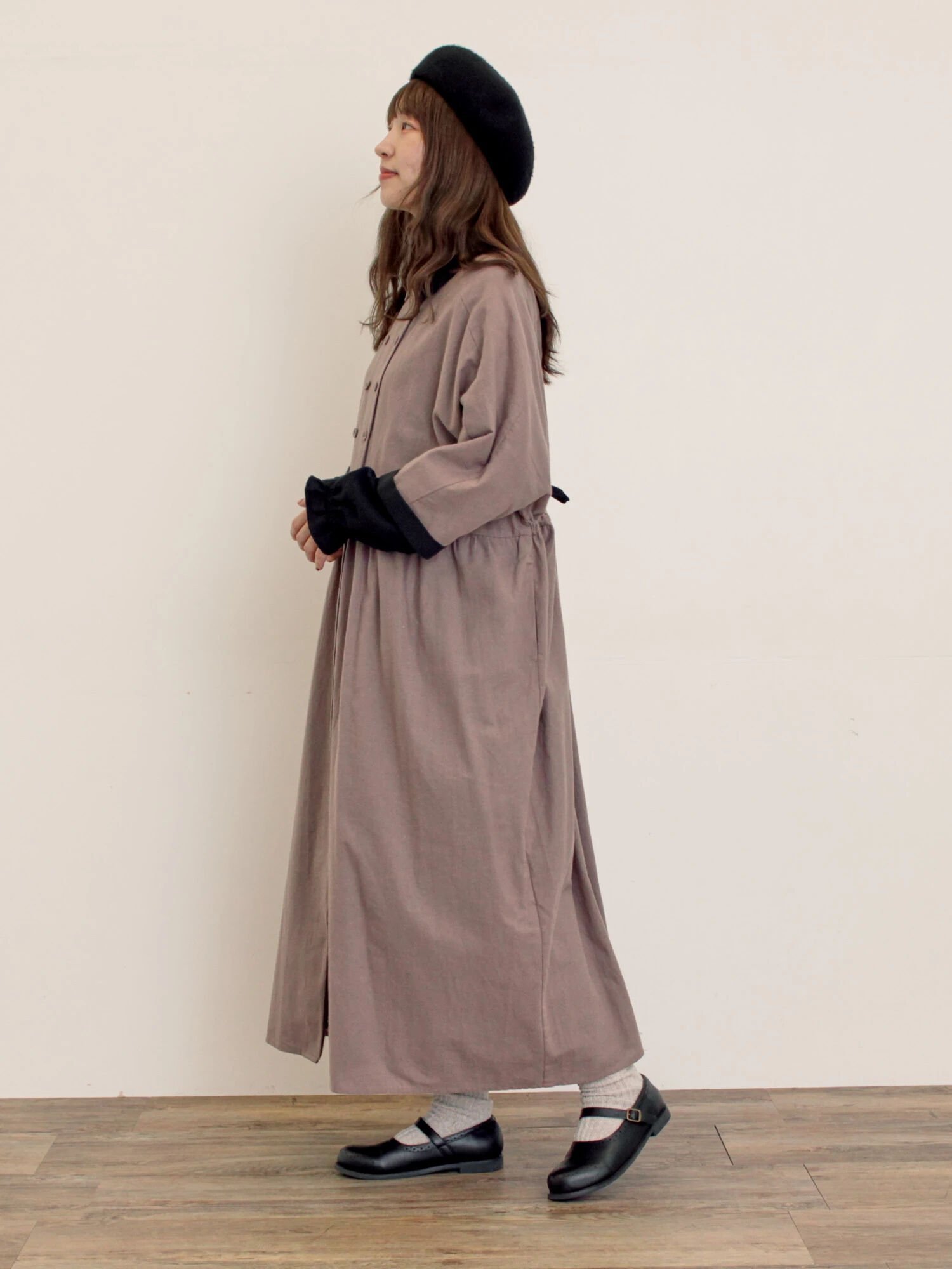 【サマンサモスモス/Samansa Mos2】の【S/Mサイズ】ドルマンスリーブギャザーワンピース インテリア・キッズ・メンズ・レディースファッション・服の通販 founy(ファニー) ファッション Fashion レディースファッション Fashion for Women ワンピース Dresses ギャザー Gathered, Ruffled ペチコート Petticoat, Underskirt モカ|ID: prp329100004766375 ipo3291000000034830807