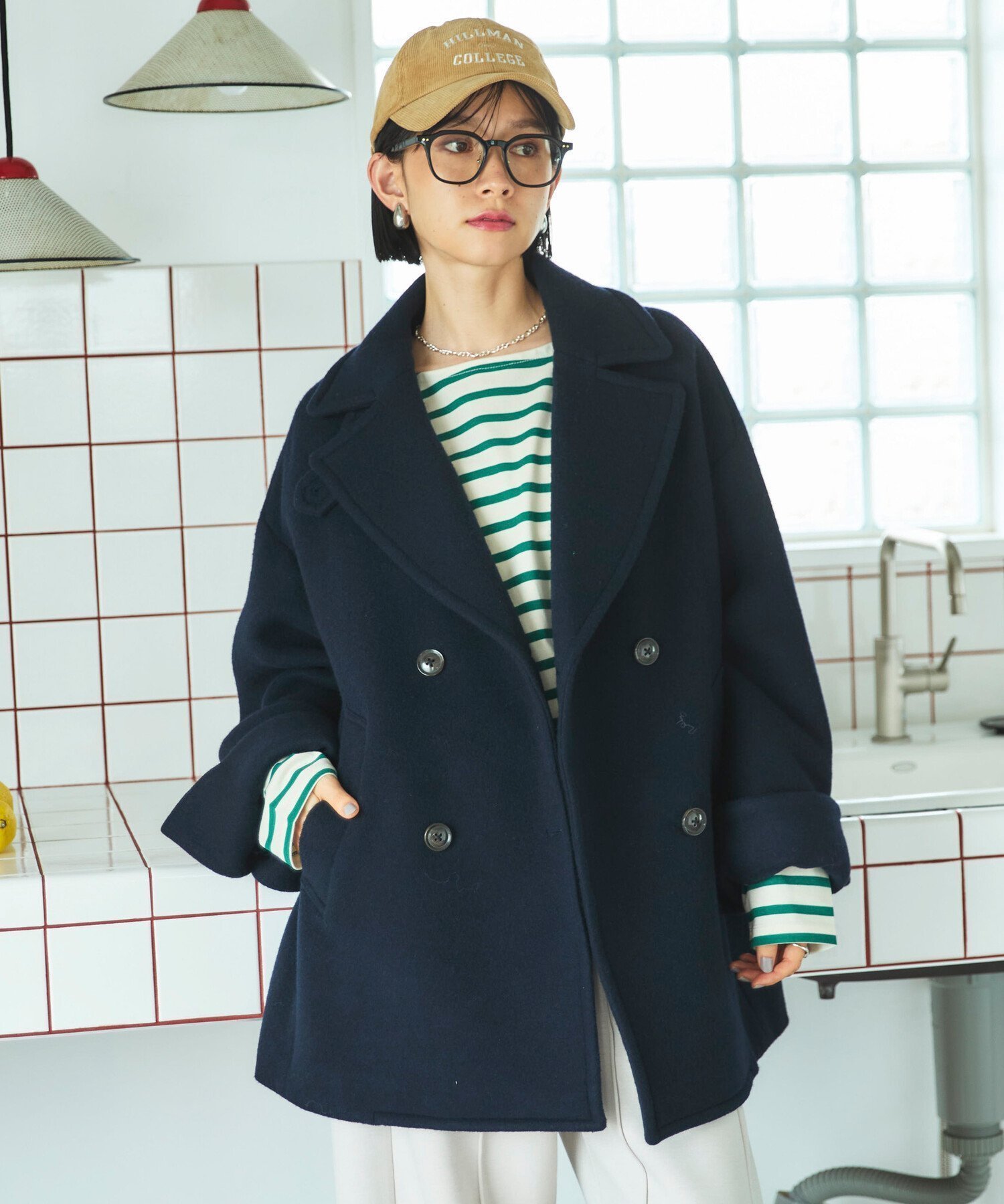 【ドゥ アルシーヴ/Doux archives】のビーバーピーコート 人気、トレンドファッション・服の通販 founy(ファニー) ファッション Fashion レディースファッション Fashion for Women アウター Coat / Outerwear Collection コート・ロングコート・ピーコート Long Coats, Peacoats & More シンプル Simple, Minimal トレンド Trend, Trending Now 定番 Standard, Basic Item フェルト Felt, Felt Fabric ベーシック Basic, Essential エレガント 上品 Elegant other-1|ID: prp329100004766376 ipo3291000000034510929