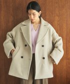 【ドゥ アルシーヴ/Doux archives】のビーバーピーコート 人気、トレンドファッション・服の通販 founy(ファニー) ファッション Fashion レディースファッション Fashion for Women アウター Coat / Outerwear Collection コート・ロングコート・ピーコート Long Coats, Peacoats & More シンプル Simple, Minimal トレンド Trend, Trending Now 定番 Standard, Basic Item フェルト Felt, Felt Fabric ベーシック Basic, Essential エレガント 上品 Elegant thumbnail BEIGE|ID: prp329100004766376 ipo3291000000034510933