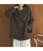 【ドゥ アルシーヴ/Doux archives】のビーバーピーコート 人気、トレンドファッション・服の通販 founy(ファニー) ファッション Fashion レディースファッション Fashion for Women アウター Coat / Outerwear Collection コート・ロングコート・ピーコート Long Coats, Peacoats & More シンプル Simple, Minimal トレンド Trend, Trending Now 定番 Standard, Basic Item フェルト Felt, Felt Fabric ベーシック Basic, Essential エレガント 上品 Elegant thumbnail BROWN|ID: prp329100004766376 ipo3291000000034510935