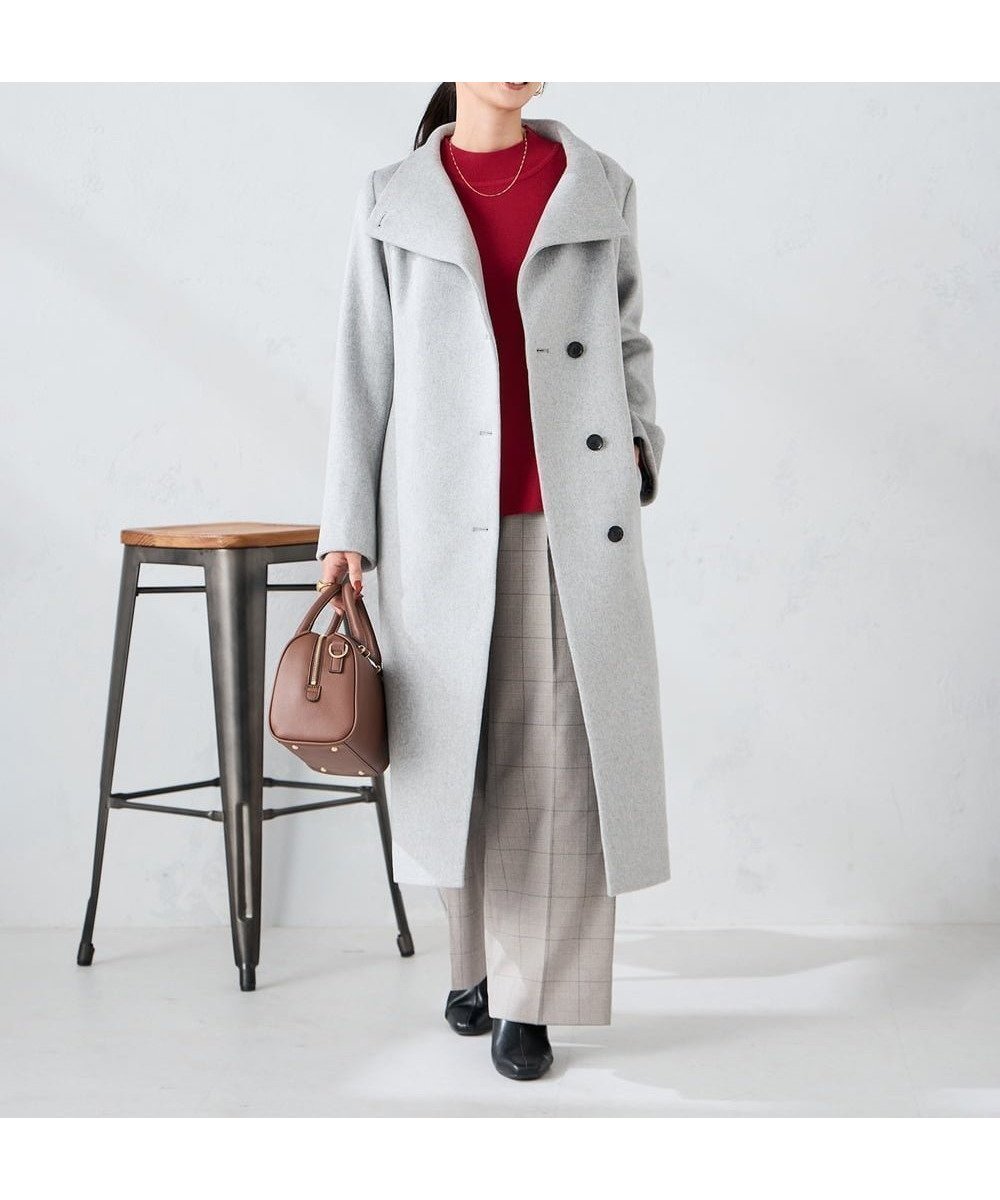 【アー ヴェー ヴェー/a.v.v】の【2WAY】折り返しラペルロングコート 人気、トレンドファッション・服の通販 founy(ファニー) ファッション Fashion レディースファッション Fashion for Women アウター Coat / Outerwear Collection コート・ロングコート・ピーコート Long Coats, Peacoats & More スタンド Stand Collar, Upright Stand ストライプ Stripe, Striped Pattern デニム Denim, Jeans Material なめらか Smooth, Silky Texture 無地 Plain, Solid Color ロング Long, Long-Length 再入荷 Restock / Back in Stock おすすめ Recommended / Our Picks エレガント 上品 Elegant ビジネス 仕事 通勤 Business / Work / Commuting other-1|ID: prp329100004766378 ipo3291000000034583049