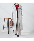 【アー ヴェー ヴェー/a.v.v】の【2WAY】折り返しラペルロングコート 人気、トレンドファッション・服の通販 founy(ファニー) ファッション Fashion レディースファッション Fashion for Women アウター Coat / Outerwear Collection コート・ロングコート・ピーコート Long Coats, Peacoats & More スタンド Stand Collar, Upright Stand ストライプ Stripe, Striped Pattern デニム Denim, Jeans Material なめらか Smooth, Silky Texture 無地 Plain, Solid Color ロング Long, Long-Length 再入荷 Restock / Back in Stock おすすめ Recommended / Our Picks エレガント 上品 Elegant ビジネス 仕事 通勤 Business / Work / Commuting thumbnail ライトグレー|ID: prp329100004766378 ipo3291000000034583051