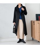 【アー ヴェー ヴェー/a.v.v】の【2WAY】折り返しラペルロングコート 人気、トレンドファッション・服の通販 founy(ファニー) ファッション Fashion レディースファッション Fashion for Women アウター Coat / Outerwear Collection コート・ロングコート・ピーコート Long Coats, Peacoats & More スタンド Stand Collar, Upright Stand ストライプ Stripe, Striped Pattern デニム Denim, Jeans Material なめらか Smooth, Silky Texture 無地 Plain, Solid Color ロング Long, Long-Length 再入荷 Restock / Back in Stock おすすめ Recommended / Our Picks エレガント 上品 Elegant ビジネス 仕事 通勤 Business / Work / Commuting thumbnail ブラック|ID: prp329100004766378 ipo3291000000034583055