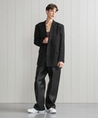 【ユナイテッドアローズ/UNITED ARROWS】のH ギャバ ダブルブレストジャケット BLACK|ID: prp329100004766404 ipo3291000000034511617