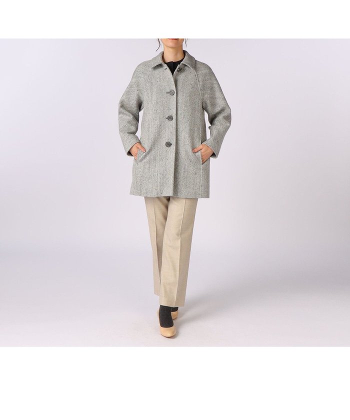 【スキャパ/SCAPA】のアロータツィードコート インテリア・キッズ・メンズ・レディースファッション・服の通販 founy(ファニー) https://founy.com/ ファッション Fashion レディースファッション Fashion for Women アウター Coat / Outerwear Collection コート・ロングコート・ピーコート Long Coats, Peacoats & More クラシック Classic, Timeless Style フロント Front, Front Design モダン Modern, Contemporary |ID: prp329100004766431 ipo3291000000034512043