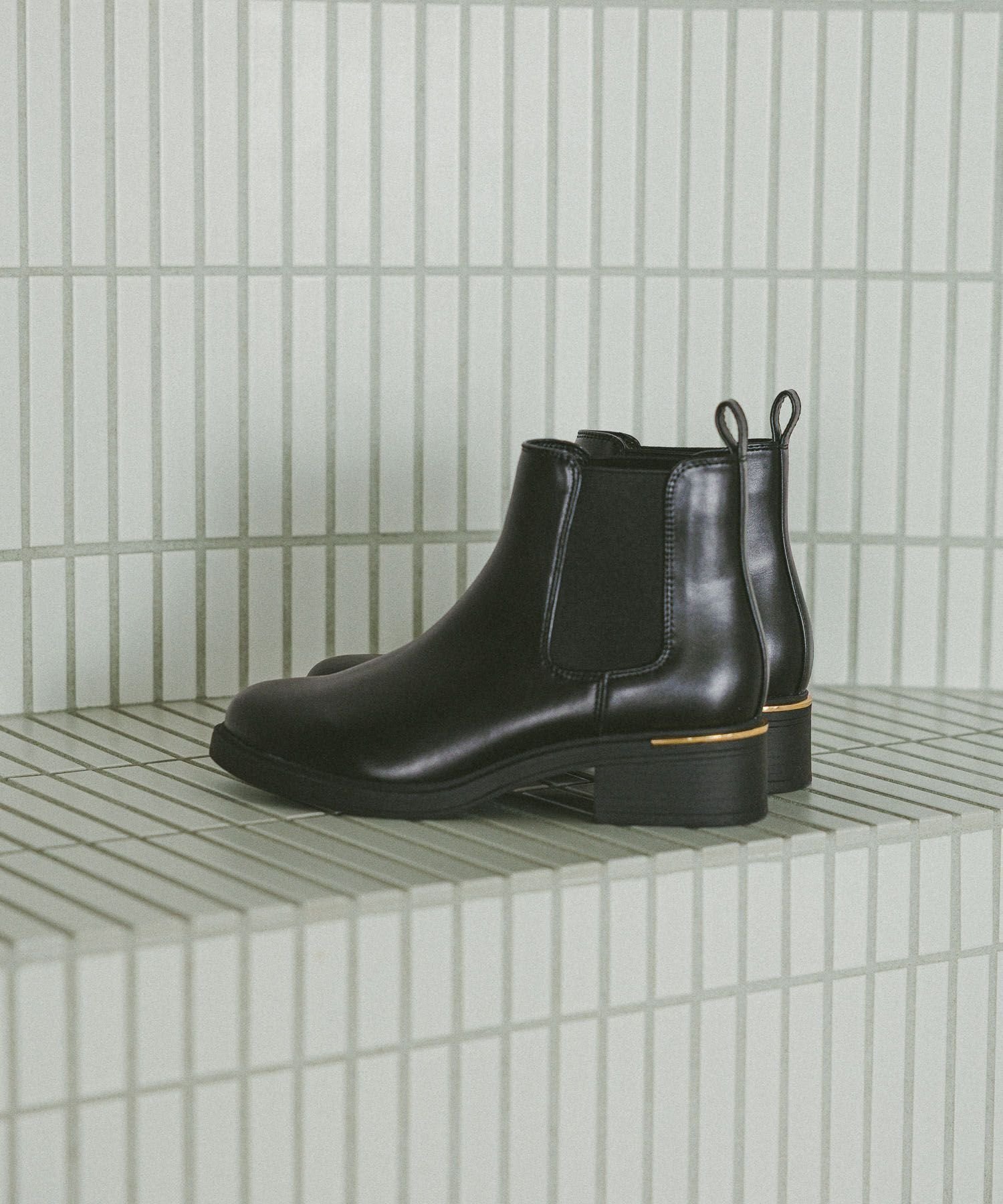 【グローバルワーク/GLOBAL WORK】のらくっション撥水サイドゴアブーツ/603229 インテリア・キッズ・メンズ・レディースファッション・服の通販 founy(ファニー) ファッション Fashion レディースファッション Fashion for Women クラシック Classic, Timeless Style シンプル Simple, Minimal トレンド Trend, Trending Now 定番 Standard, Basic Item 抗菌 Antibacterial, Bacteria-Resistant 楽ちん Easy Fit, Comfortable ブラック*ゴールド09|ID: prp329100004766436 ipo3291000000034611201