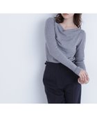【ナチュラル ビューティー ベーシック/NATURAL BEAUTY BASIC】のドレープコンパクトニット 人気、トレンドファッション・服の通販 founy(ファニー) ファッション Fashion レディースファッション Fashion for Women トップス・カットソー Cut & Sew Tops ニット Knit Tops & Sweaters コンパクト Compact, Small Size デコルテ Décolleté, Neckline エレガント 上品 Elegant thumbnail 杢グレー|ID: prp329100004766565 ipo3291000000034514063
