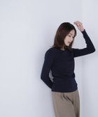 【ナチュラル ビューティー ベーシック/NATURAL BEAUTY BASIC】のドレープコンパクトニット 人気、トレンドファッション・服の通販 founy(ファニー) ファッション Fashion レディースファッション Fashion for Women トップス・カットソー Cut & Sew Tops ニット Knit Tops & Sweaters コンパクト Compact, Small Size デコルテ Décolleté, Neckline エレガント 上品 Elegant thumbnail ネイビー|ID: prp329100004766565 ipo3291000000034514065