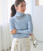 【ラブティックボンボン/La boutique BonBon】の【miki監修カラーあり・チクチクしない】リブタートルニット 人気、トレンドファッション・服の通販 founy(ファニー) ファッション Fashion レディースファッション Fashion for Women トップス・カットソー Cut & Sew Tops ニット Knit Tops & Sweaters おすすめ Recommended / Our Picks インナー Innerwear コンパクト Compact, Small Size シンプル Simple, Minimal タートル Turtleneck, Turtle Collar フェミニン Feminine, Girly ベーシック Basic, Essential リブニット Rib Knit, Ribbed Knit 定番 Standard, Basic Item thumbnail サックスブルー|ID: prp329100004766580 ipo3291000000034593562