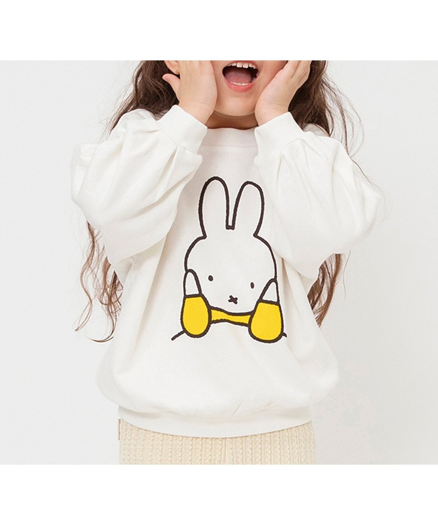 【エフオー オンラインストア/F.O.Online Store / KIDS】のWEB限定 miffyグラフィックトレーナー 人気、トレンドファッション・服の通販 founy(ファニー) 　ファッション　Fashion　キッズファッション　Fashion for Kids　イラスト　Illustration　ギャザー　Gathered, Ruffled　グラフィック　Graphic, Graphic Design　トレーナー　Sweatshirt, Trainer　プリント　Print, Printed Pattern　ラベンダー　Lavender　ワンポイント　One Point, Statement Accent　おすすめ　Recommended / Our Picks　ギフト プレゼント　Gift / Present　 other-1|ID: prp329100004766597 ipo3291000000034625177