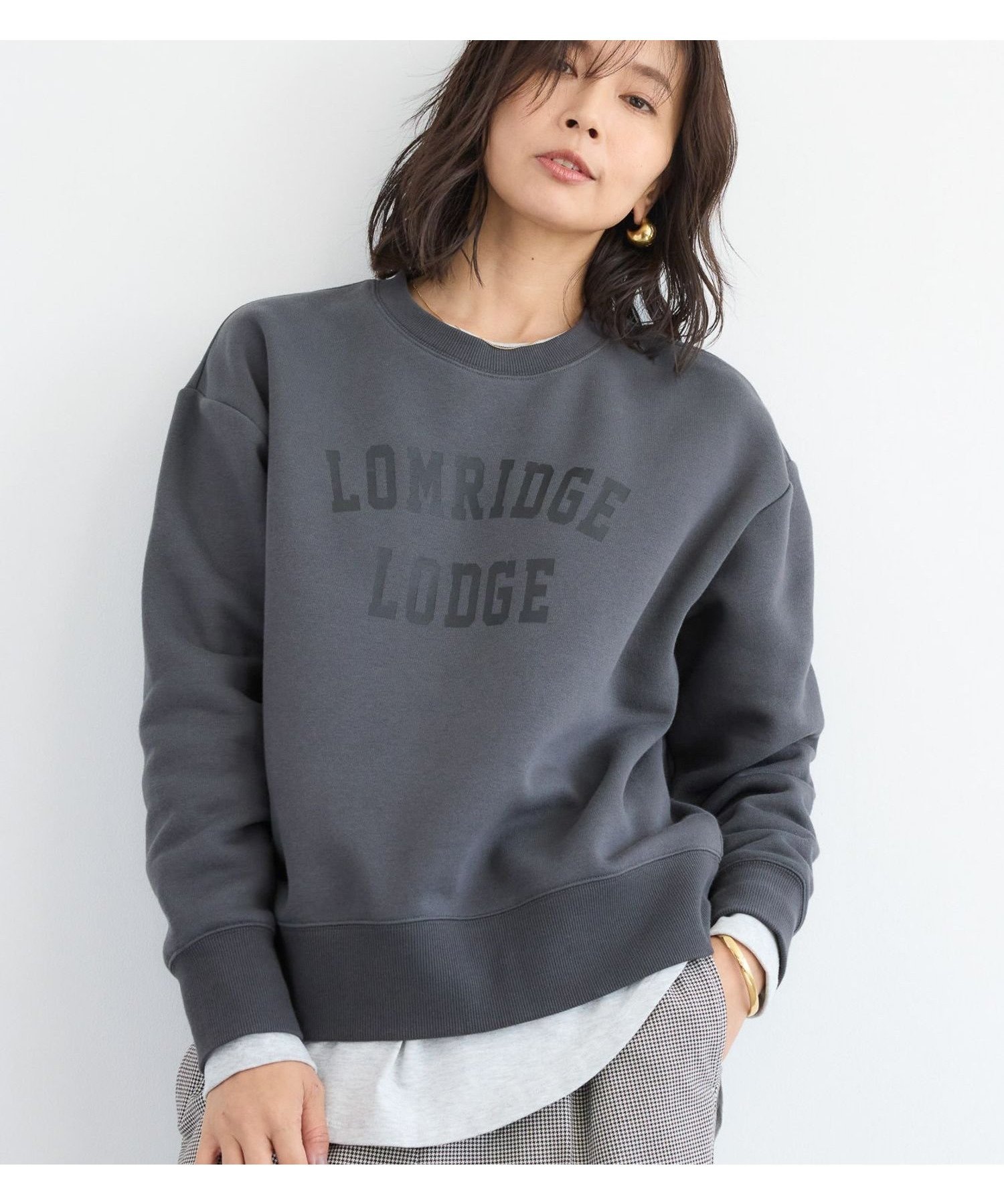 【バンヤードストーム/BARNYARDSTORM】の裏起毛ソフトタッチロゴプルオーバー / マシンウォッシャブル インテリア・キッズ・メンズ・レディースファッション・服の通販 founy(ファニー) ファッション Fashion レディースファッション Fashion for Women トップス・カットソー Cut & Sew Tops カジュアルプルオーバー・ニットトップス Pullovers & Knit Tops / Casual Pullovers インナー Innerwear カットソー Cut and Sewn Top スウェット / スエット Sweatshirt, Sweatwear プリント Print, Printed Pattern 旅行 Travel チャコール18|ID: prp329100004766605 ipo3291000000034514648