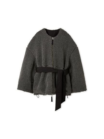 【スタイリング/styling】の【FIRST DOWN×styling/】リバーシブルブルゾン インテリア・キッズ・メンズ・レディースファッション・服の通販 founy(ファニー) 　ファッション　Fashion　レディースファッション　Fashion for Women　アウター　Coat / Outerwear Collection　ブルゾンジャケット・スポーティアウター　Blouson Jackets　スマート　Smart, Elegant　スリーブ　Sleeve, Long Sleeve / Short Sleeve　タートル　Turtleneck, Turtle Collar　ドローコード　Drawcord, Drawstring Cord　ブルゾン　Blouson, Bomber Jacket　リバーシブル　Reversible, Two-Sided　CGRY[007]|ID: prp329100004766810 ipo3291000000034516507