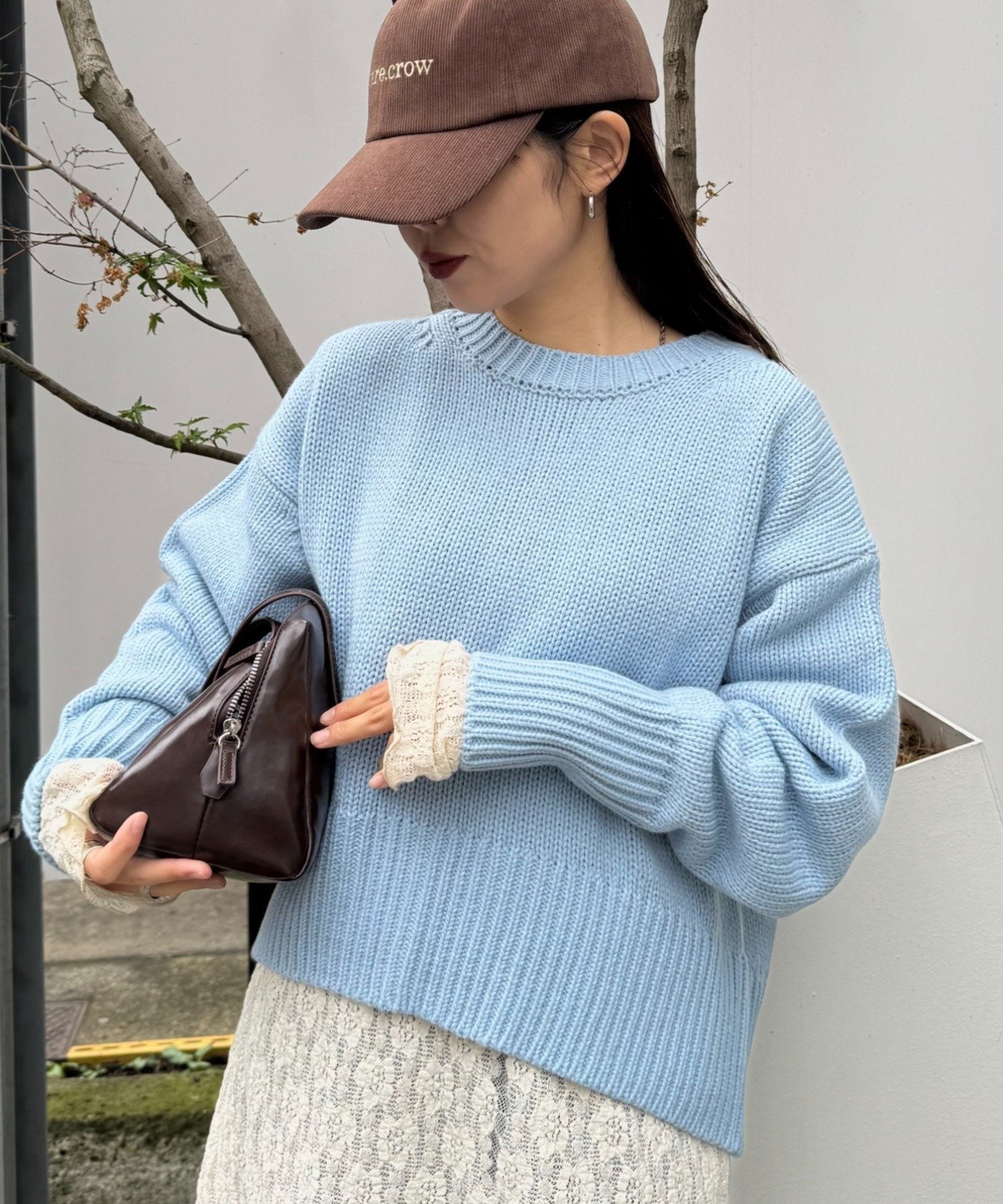 【チャオパニックティピー/CIAOPANIC TYPY】の【WEB限定】バックスリットメランジカラーニット インテリア・キッズ・メンズ・レディースファッション・服の通販 founy(ファニー) ファッション Fashion レディースファッション Fashion for Women トップス・カットソー Cut & Sew Tops ニット Knit Tops & Sweaters シンプル Simple, Minimal スリット Slit, Slit Detail タイトスカート Pencil Skirt, Tight Skirt デニム Denim, Jeans Material 定番 Standard, Basic Item ボトム Bottoms, Lower Wear メランジ Melange, Mixed Yarn ロング Long, Long-Length ワイド Wide, Wide Fit 再入荷 Restock / Back in Stock おすすめ Recommended / Our Picks サックスブルー|ID: prp329100004766811 ipo3291000000034883675