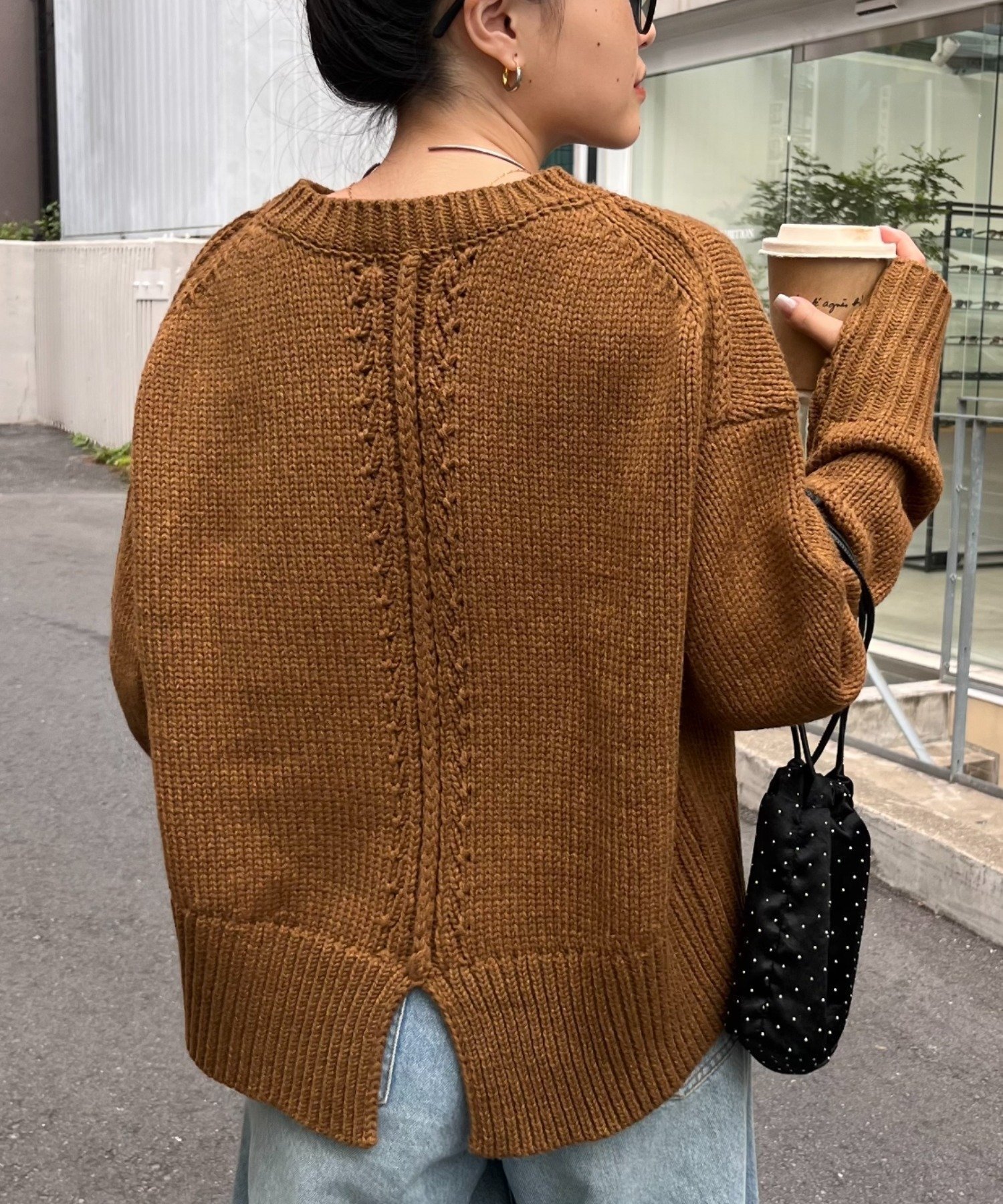 【チャオパニックティピー/CIAOPANIC TYPY】の【WEB限定】バックスリットメランジカラーニット インテリア・キッズ・メンズ・レディースファッション・服の通販 founy(ファニー) ファッション Fashion レディースファッション Fashion for Women トップス・カットソー Cut & Sew Tops ニット Knit Tops & Sweaters シンプル Simple, Minimal スリット Slit, Slit Detail タイトスカート Pencil Skirt, Tight Skirt デニム Denim, Jeans Material 定番 Standard, Basic Item ボトム Bottoms, Lower Wear メランジ Melange, Mixed Yarn ロング Long, Long-Length ワイド Wide, Wide Fit 再入荷 Restock / Back in Stock おすすめ Recommended / Our Picks キャメル|ID: prp329100004766811 ipo3291000000034883678