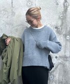 【チャオパニックティピー/CIAOPANIC TYPY】の【WEB限定】バックスリットメランジカラーニット 人気、トレンドファッション・服の通販 founy(ファニー) ファッション Fashion レディースファッション Fashion for Women トップス・カットソー Cut & Sew Tops ニット Knit Tops & Sweaters シンプル Simple, Minimal スリット Slit, Slit Detail タイトスカート Pencil Skirt, Tight Skirt デニム Denim, Jeans Material 定番 Standard, Basic Item ボトム Bottoms, Lower Wear メランジ Melange, Mixed Yarn ロング Long, Long-Length ワイド Wide, Wide Fit 再入荷 Restock / Back in Stock おすすめ Recommended / Our Picks thumbnail グレー|ID: prp329100004766811 ipo3291000000034883679