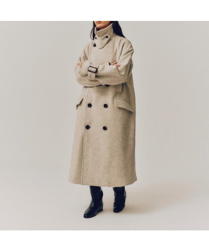 【フリークスストア/FREAK'S STORE】のオーバーサイズ リサイクルウールコート 25AW インテリア・キッズ・メンズ・レディースファッション・服の通販 founy(ファニー) https://founy.com/ ファッション Fashion レディースファッション Fashion for Women アウター Coat / Outerwear Collection コート・ロングコート・ピーコート Long Coats, Peacoats & More スタンド Stand Collar, Upright Stand デニム Denim, Jeans Material 防寒 Cold Protection, Winter-Ready ロング Long, Long-Length A/W・秋冬 Autumn/Winter 冬 Winter / This Winter おすすめ Recommended / Our Picks 2025年 2025 2025-2026秋冬・A/W Autumn/Winter 2025–26 AW25–26 |ID: prp329100004766817 ipo3291000000034516637